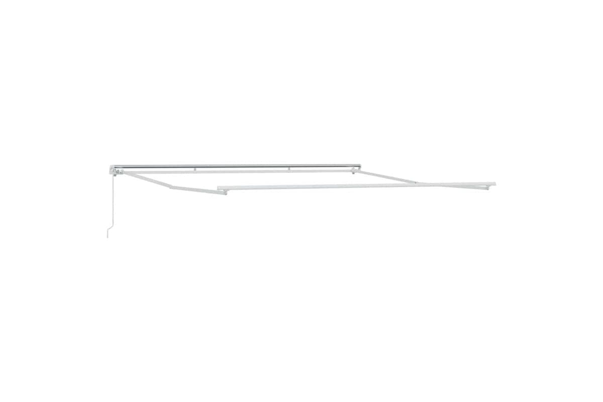 Vidaxl Awning Manual White 4 X 35 M Metal