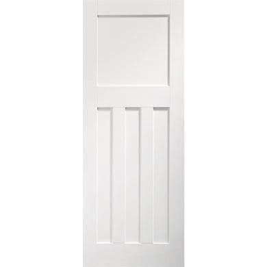 Internal White Primed 1930s 4-Panel Door - DX - XL Joinery
