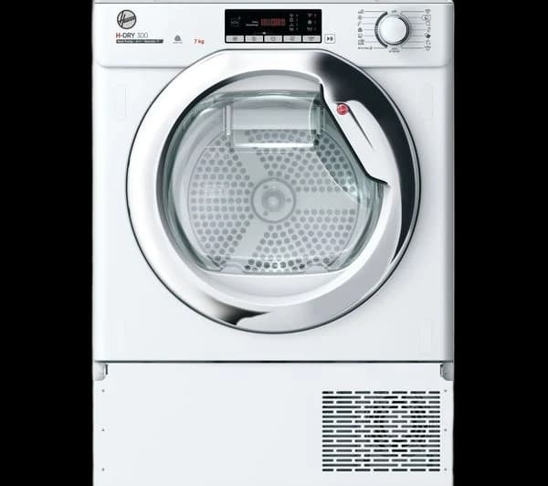 Hoover 7KG Built-In Heat Pump Tumble Dryer - White | BATD H7A2TCE-80