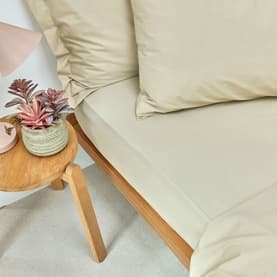 200 Thread Count Percale Fitted Sheet Hazelnut