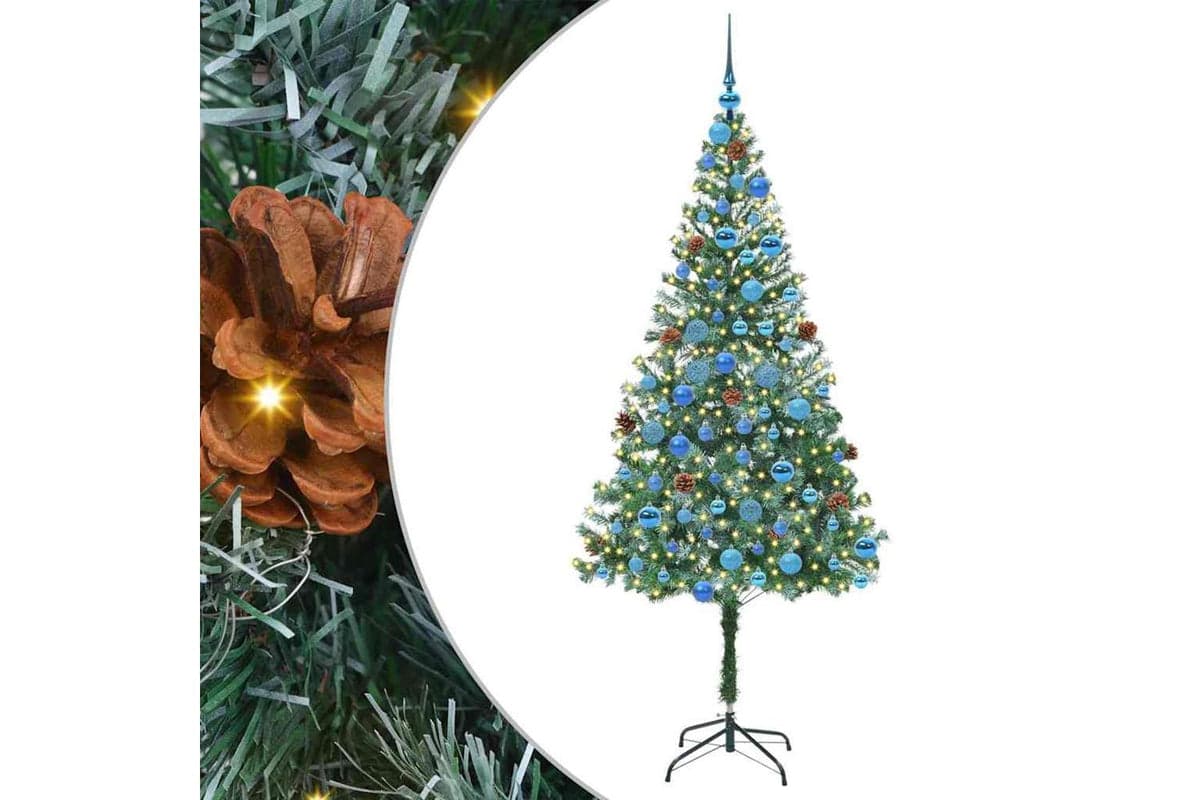 Vidaxl Artificial Christmas Tree With Stand Green 180 Cm Pvc And Steel