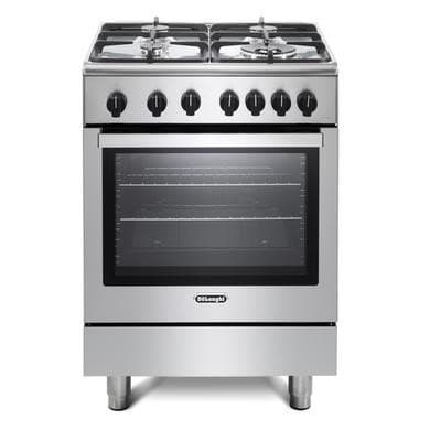 DeLonghi 60cm Gas Cooker - Stainless Steel