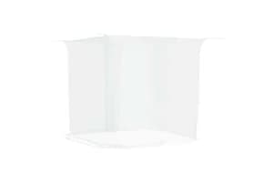Vidaxl Hanging Mosquito Net 156 Mesh White 220x120x150 Cm