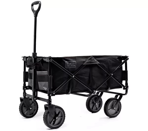 BLACK + DECKER BDCWBK01-XJ Collapsible Wagon - Black