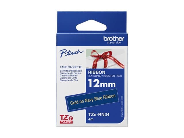 BROTHER - TZe-RN34 - ribbon tape - 1 cassette(s) - Roll (1.2 cm x 4 m)