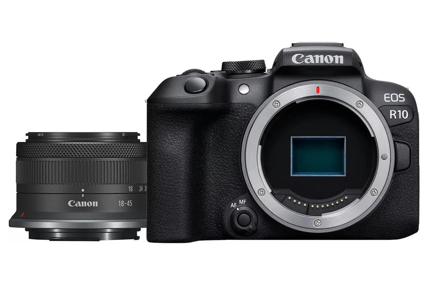 Canon EOS R10 Mirrorless Camera with RF-S 18-45mm Lens | Black