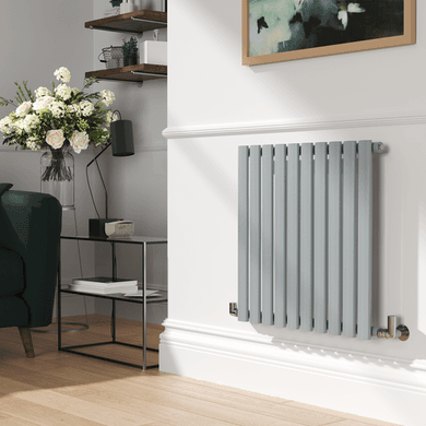 Sorrento Salt & Pepper Oval Designer Radiator