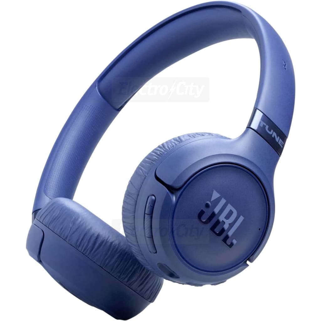 JBL Tune 680NC Adaptive Noise-Cancelling On-Ear Headphones | Blue