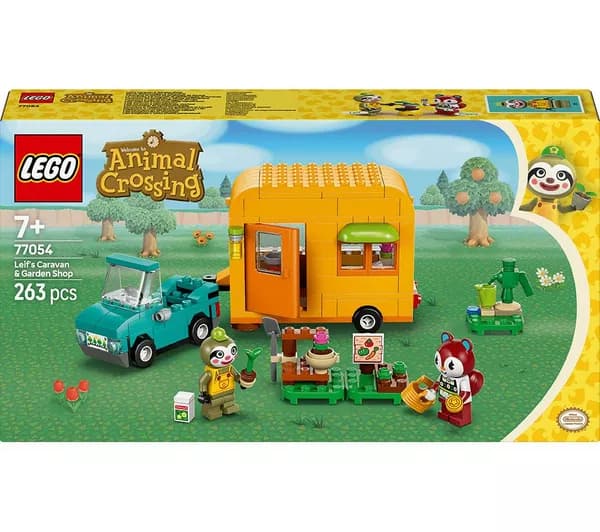 LEGO Animal Crossing 77054 Leif’s Caravan & Garden Shop Set