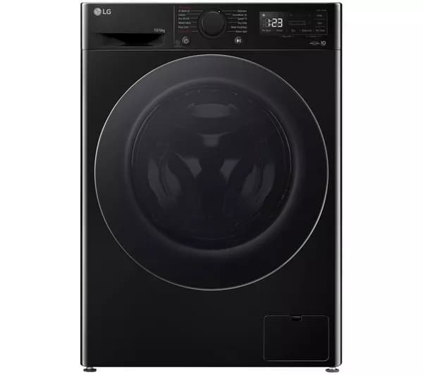 LG Series 4 Pro AI Direct Drive FWY706NCTN1 10 kg Washer Dryer - Black