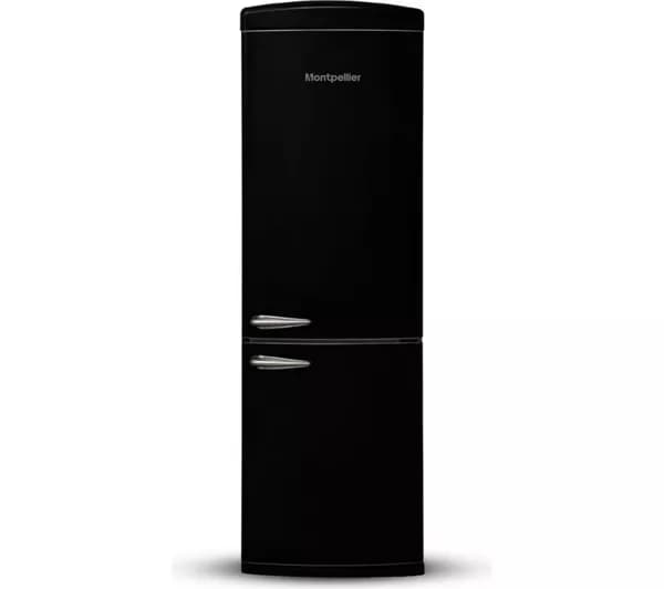 MONTPELLIE Retro MAB190K 60/40 Fridge Freezer - Black