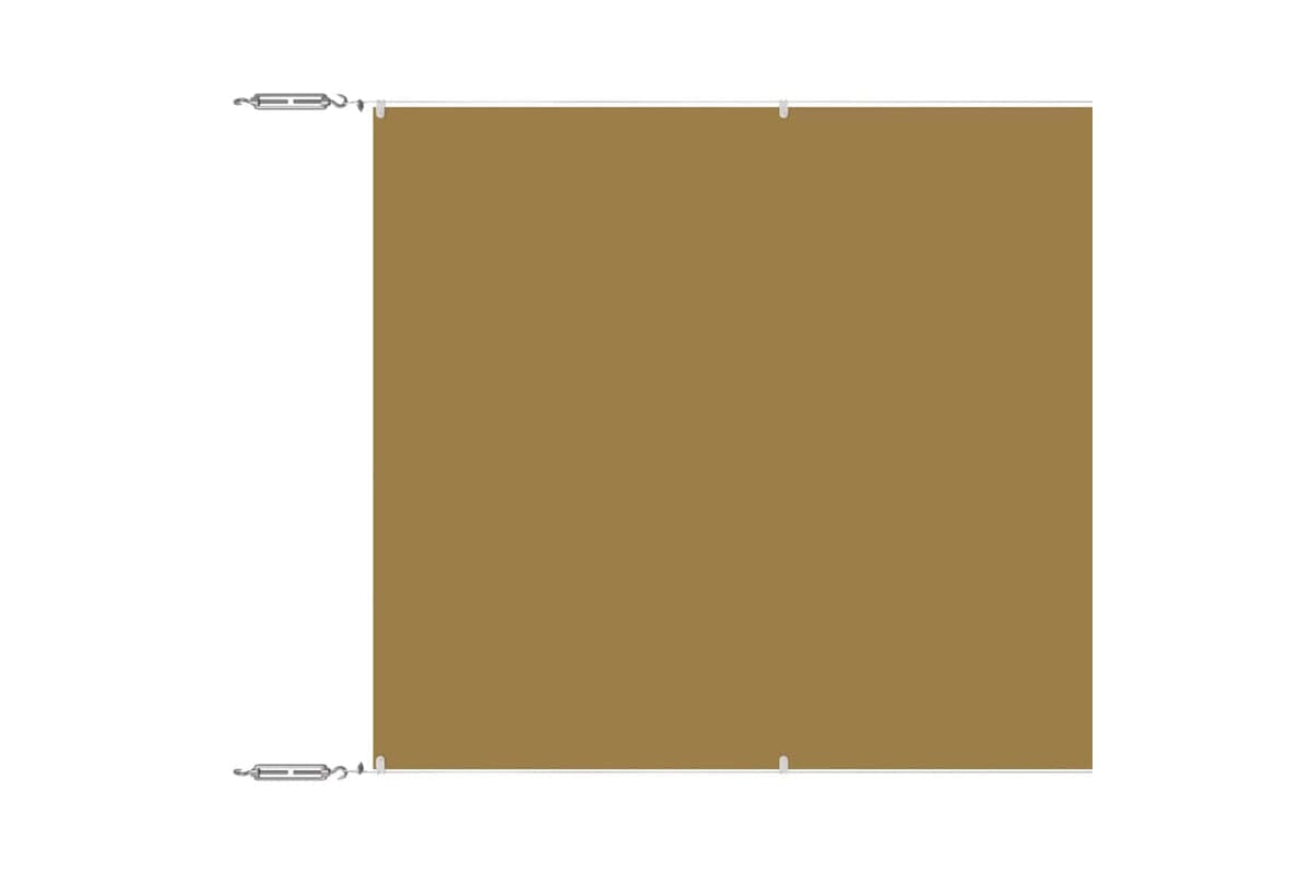 vidaXL 148267 Vertical Awning Beige 140x1000cm Oxford Fabric