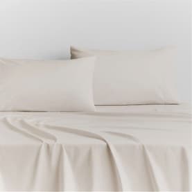 500 Thread Count Fitted Sheet Chalk