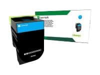 LEXMARK - X317 - cyan - original - toner cartridge - LCCP, LRP