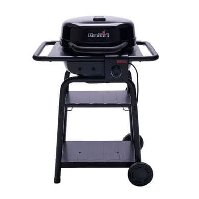 GRADE A1 - Char-Broil Patio Bistro E2Coal - Single Burner Dual Fuel BBQ Grill