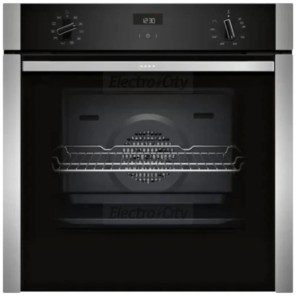 Neff N 50 71 Litre Built-in Electric Slide & Hide Oven | Graphite