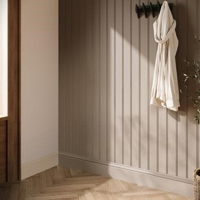 Pack of 2 Paintable Tongue & Groove Wall Panel - 240cm x 60cm - Delamere