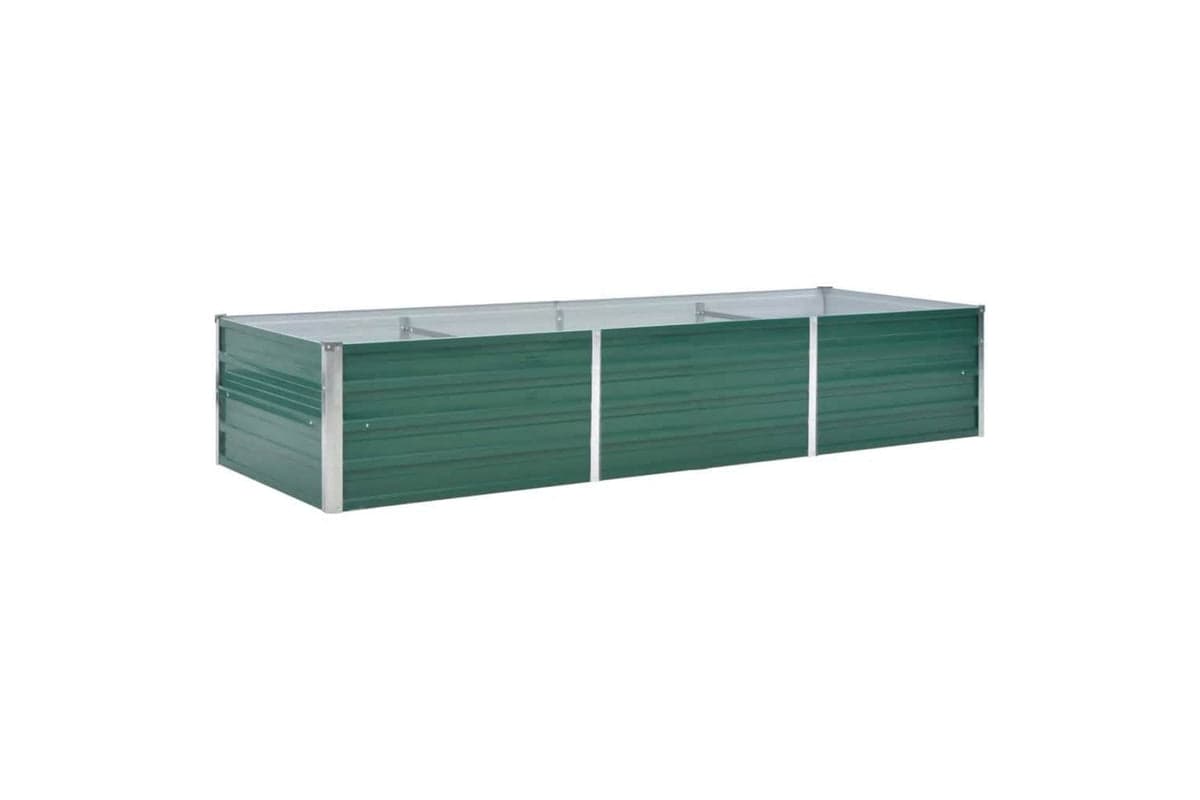 vidaXL 44843 Garden Raised Bed Galvanised Steel 240x80x45cm Green