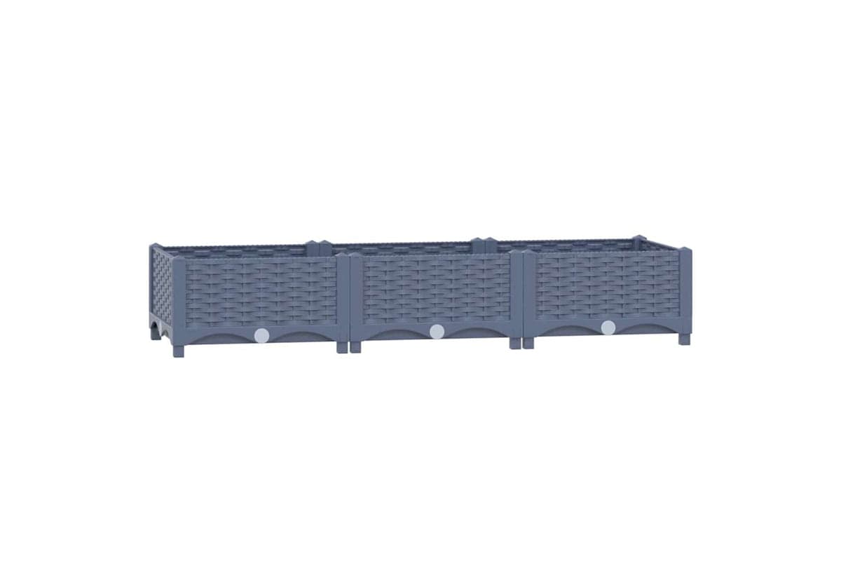 vidaXL Raised Bed 120x40x23cm Polypropylene
