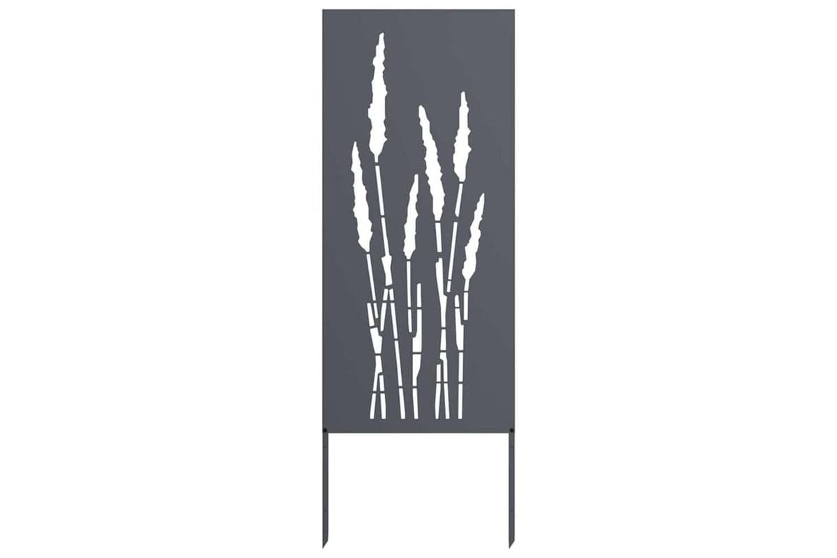 Garden Privacy Screen Anthracite 50 X140cm Cold-rolled Steel