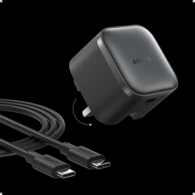 Anker Nano 45W USB-C Wall Charger with Cable - Black | A2692K11