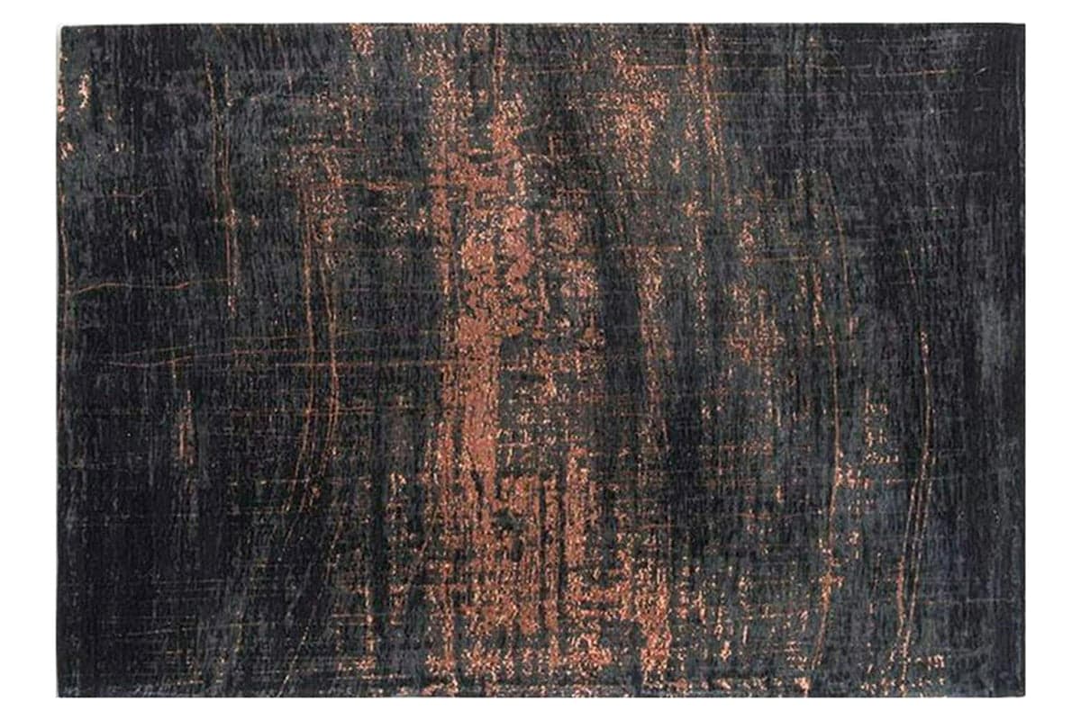 Louis De Poortere | Griff Eco Rug | Black/Brown | 80 x 150 cm