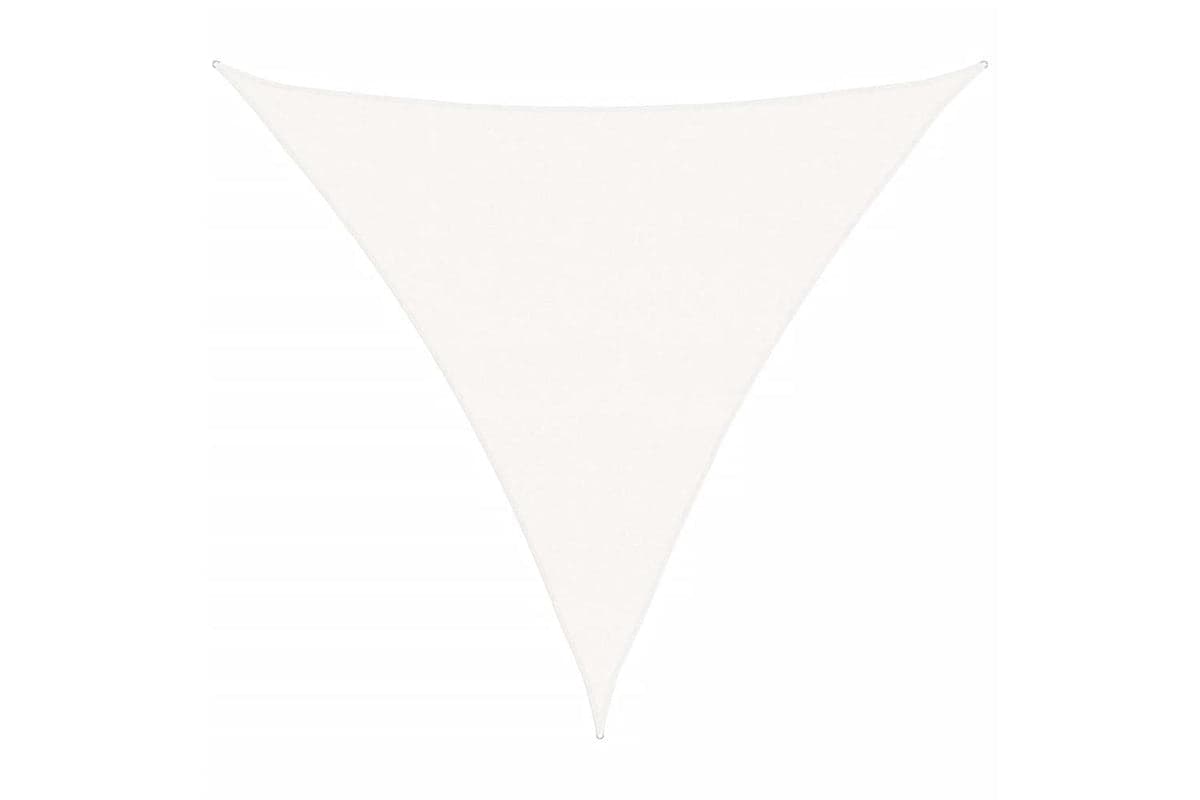 vidaXL 43019 Sunshade Sail Hdpe Triangular 5x5x5 M White