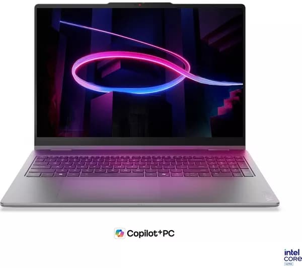 LENOVO Yoga 7i Aura Edition 16" 2 in 1 Laptop, Copilot+ PC - Intel® Core™ Ultra 7, 512 GB, Luna Grey