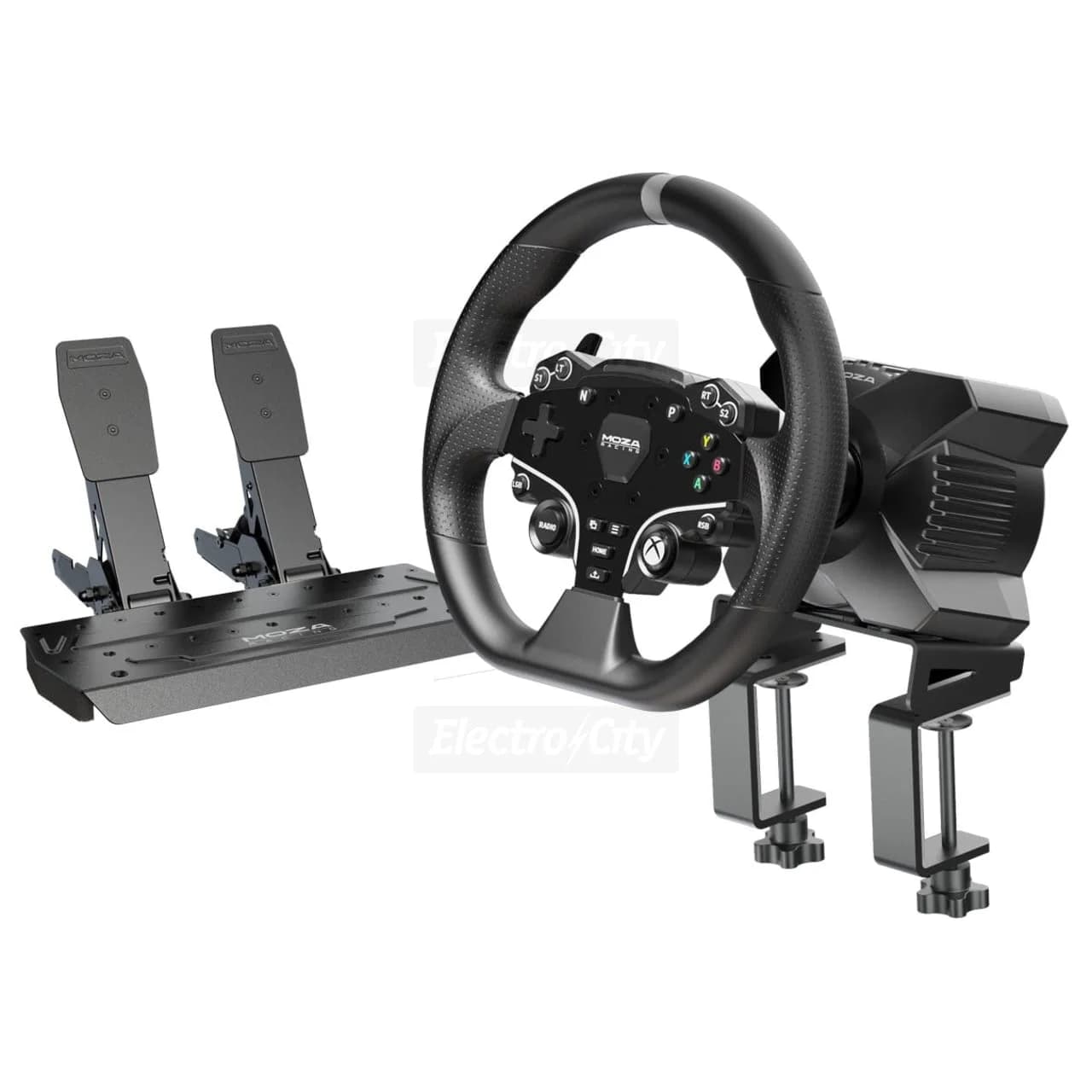 Moza Racing R3 Racing Simulator Bundle with 3.9Nm Direct Drive Base for PC and Xbox | Black