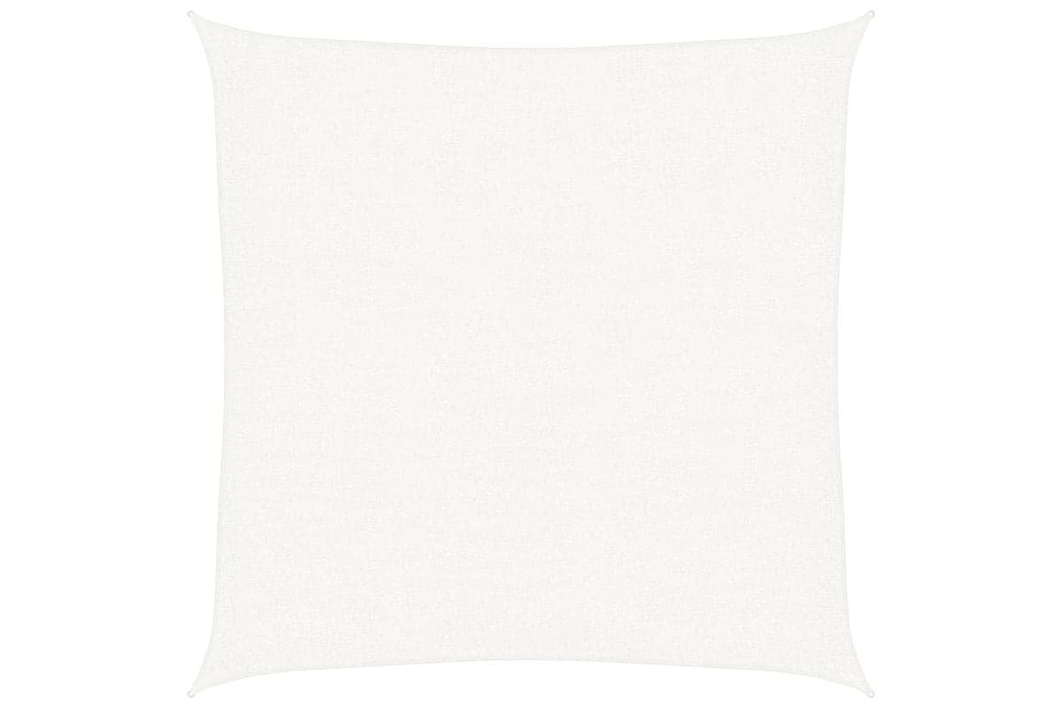 vidaXL 43015 Sunshade Sail Hdpe Square 3.6x3.6 M White