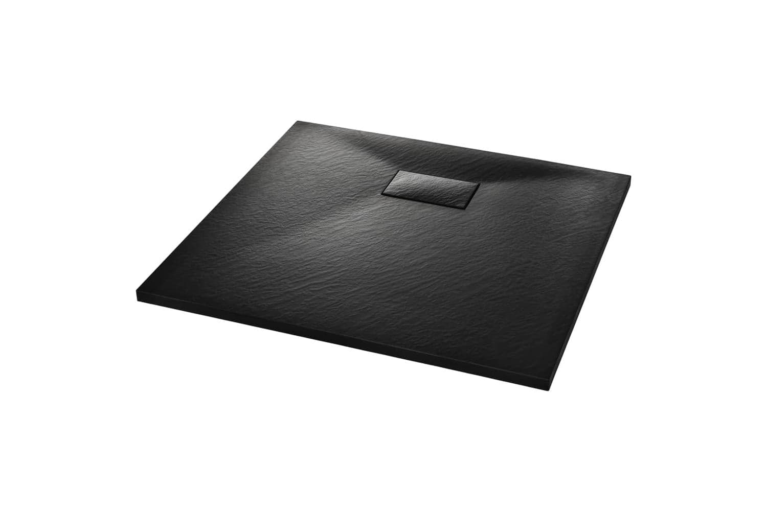 vidaXL 144778 Shower Base Tray Smc Black 90x80cm