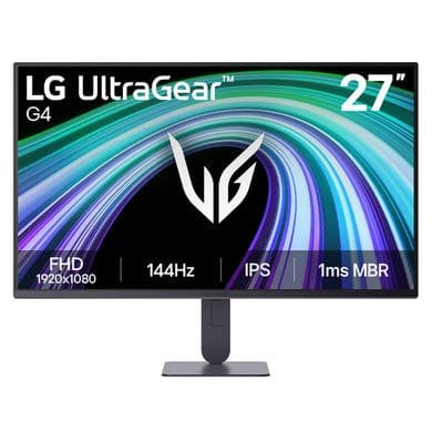 LG UltraGear G4 27" IPS Full HD 144Hz Height-Adjustable Gaming Monitor