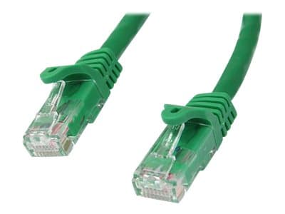 Startech 2m CAT6 Ethernet Cable, 10 Gigabit Snagless RJ45 650MHz 100W PoE Patch Cord, CAT 6 10GbE UTP Network Cable w/Strain Relief, Green, Wiring is
