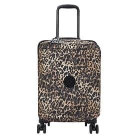 Spontaneous S Small Leopard Wheeled Cabin Luggage