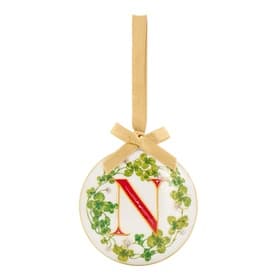 Enamel Letter N Decoration