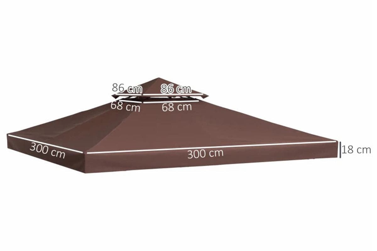 Outsunny 84c-041 - Replacement Canopy Top