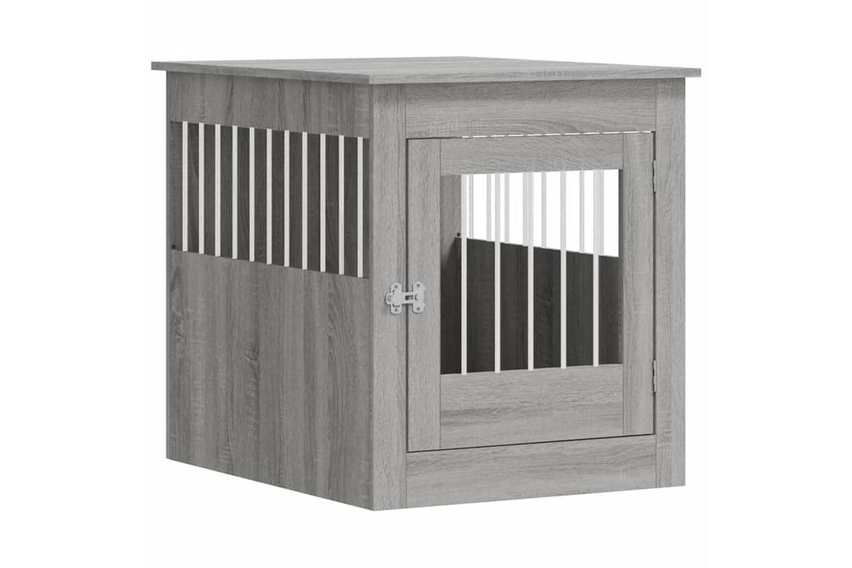 Dog Crate Furniture Grey Sonoma 645x80x71 Cm Engineered Wood