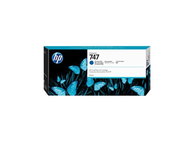 HP - 747 - chromatic blue - original - DesignJet - ink cartridge