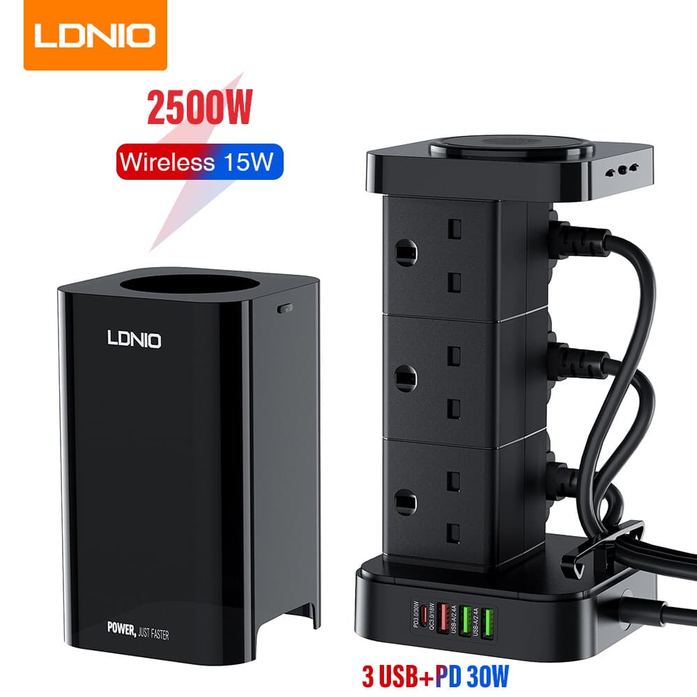 LDNIO 11 IN 1 POWER EXTENSION SOCKET