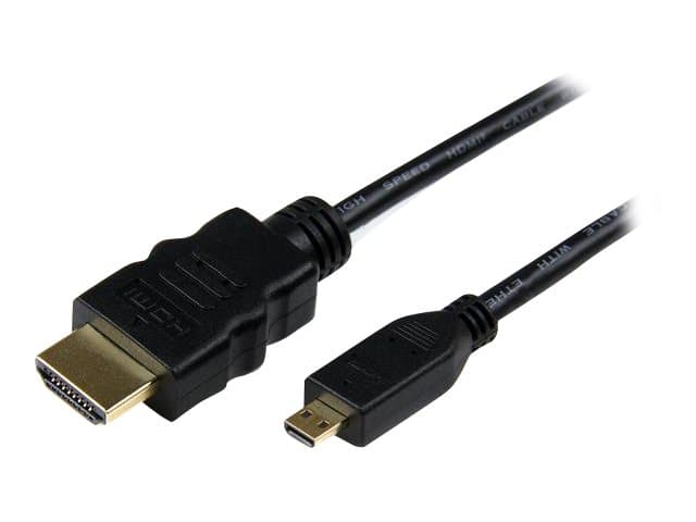 STARTECH.COM - Startech 2m High Speed HDMI Cable with Ethernet HDMI to HDMI Micro - HDMI cable with Ethernet - 2 m