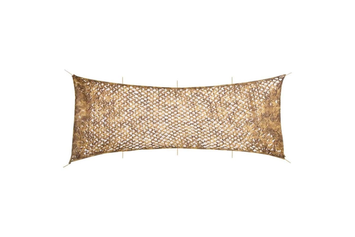Vidaxl Camouflage Net With Storage Bag 833x297 Cm Sand