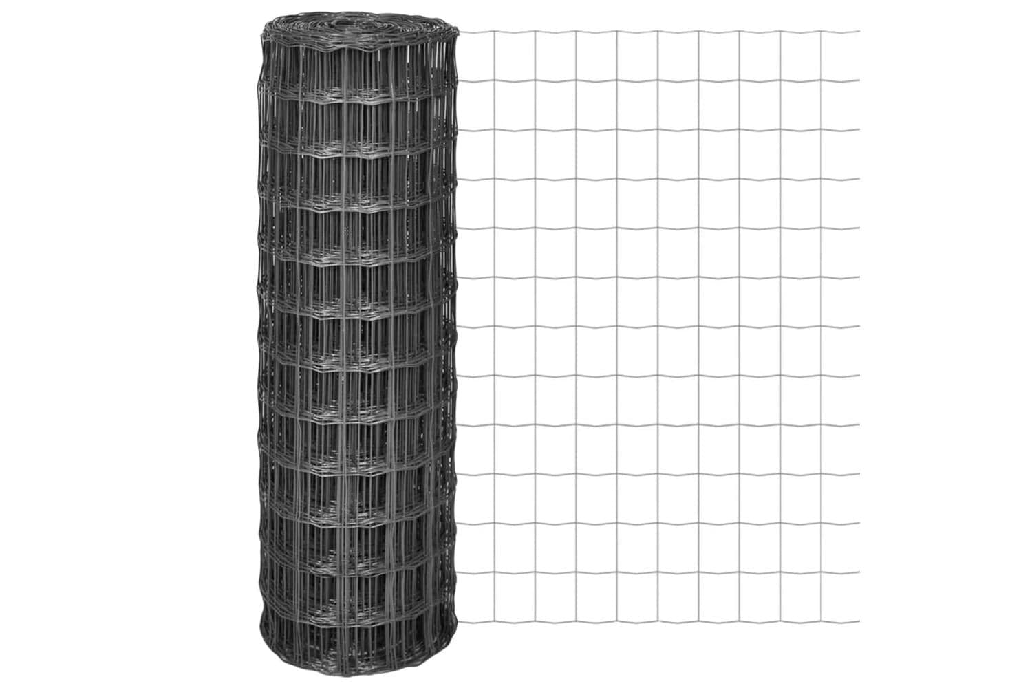 Vidaxl 142510 Euro Fence Steel 10x1.2 M Grey