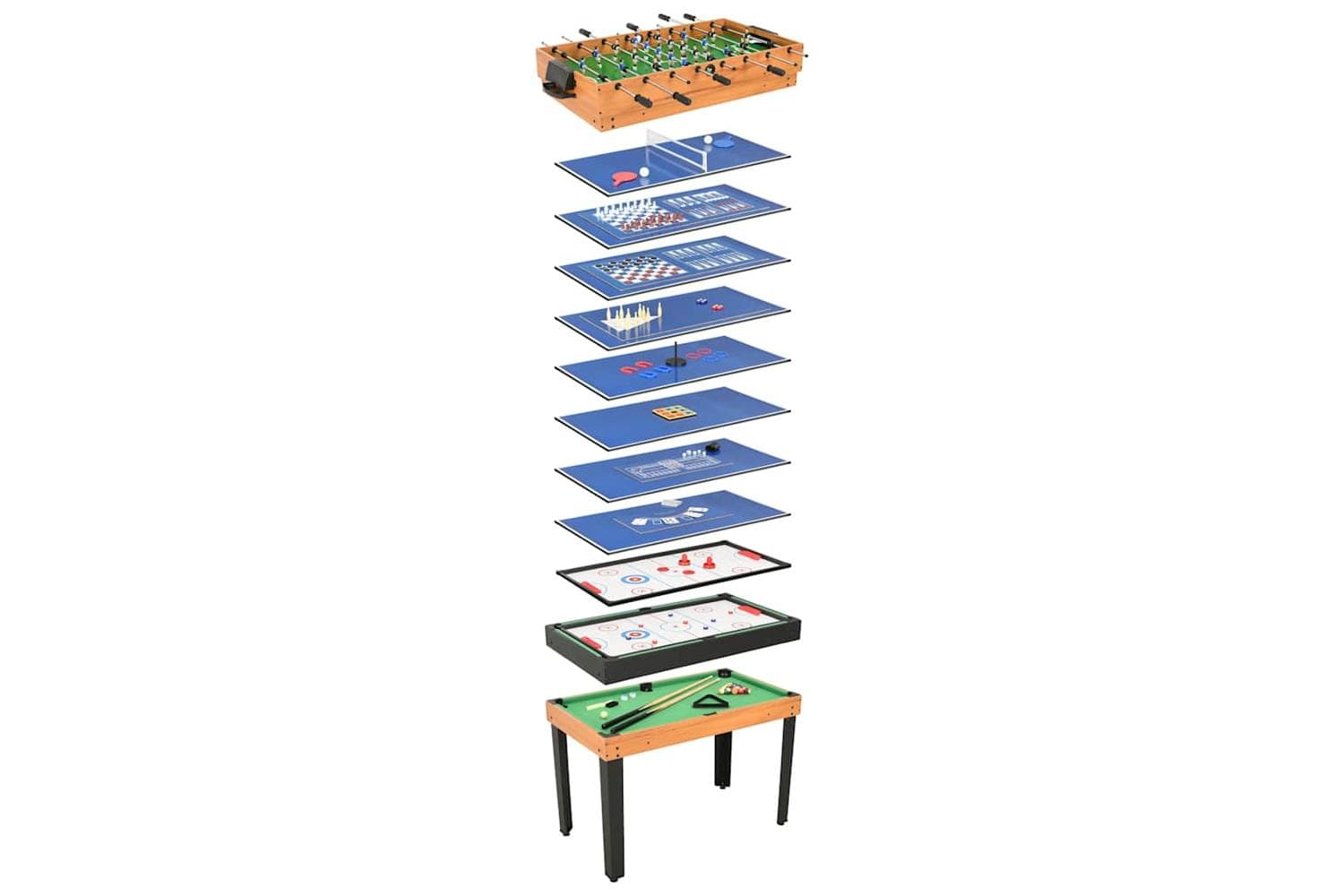 Vidaxl 15-in-1 Multi Game Table