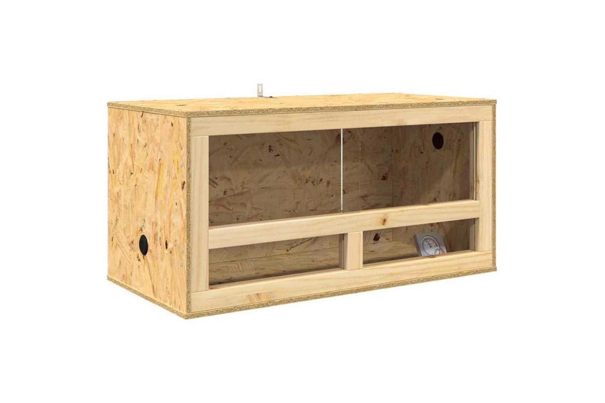 Vidaxl Terrarium Brown 80 X 40 X 40 Cm Osb