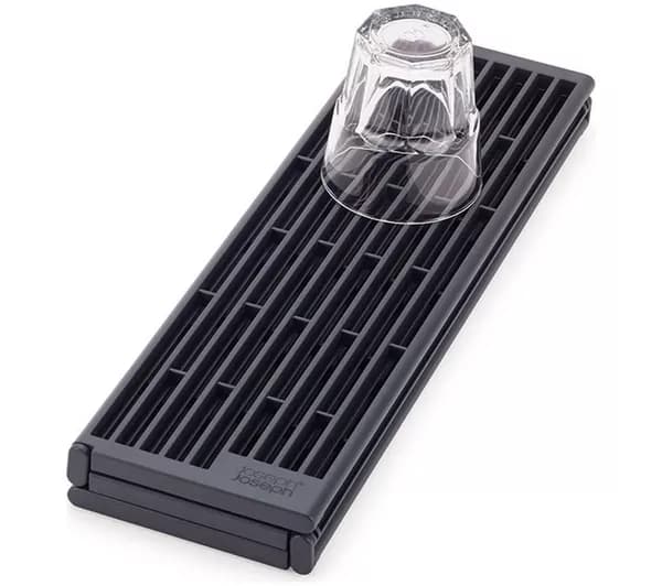 JOSEPH JOSEPH Platform Folding Over-Sink Drainer - Anthracite