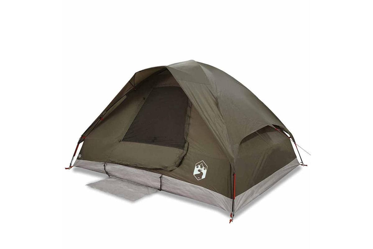 Vidaxl Family Tent Dome 6-person Brown Waterproof