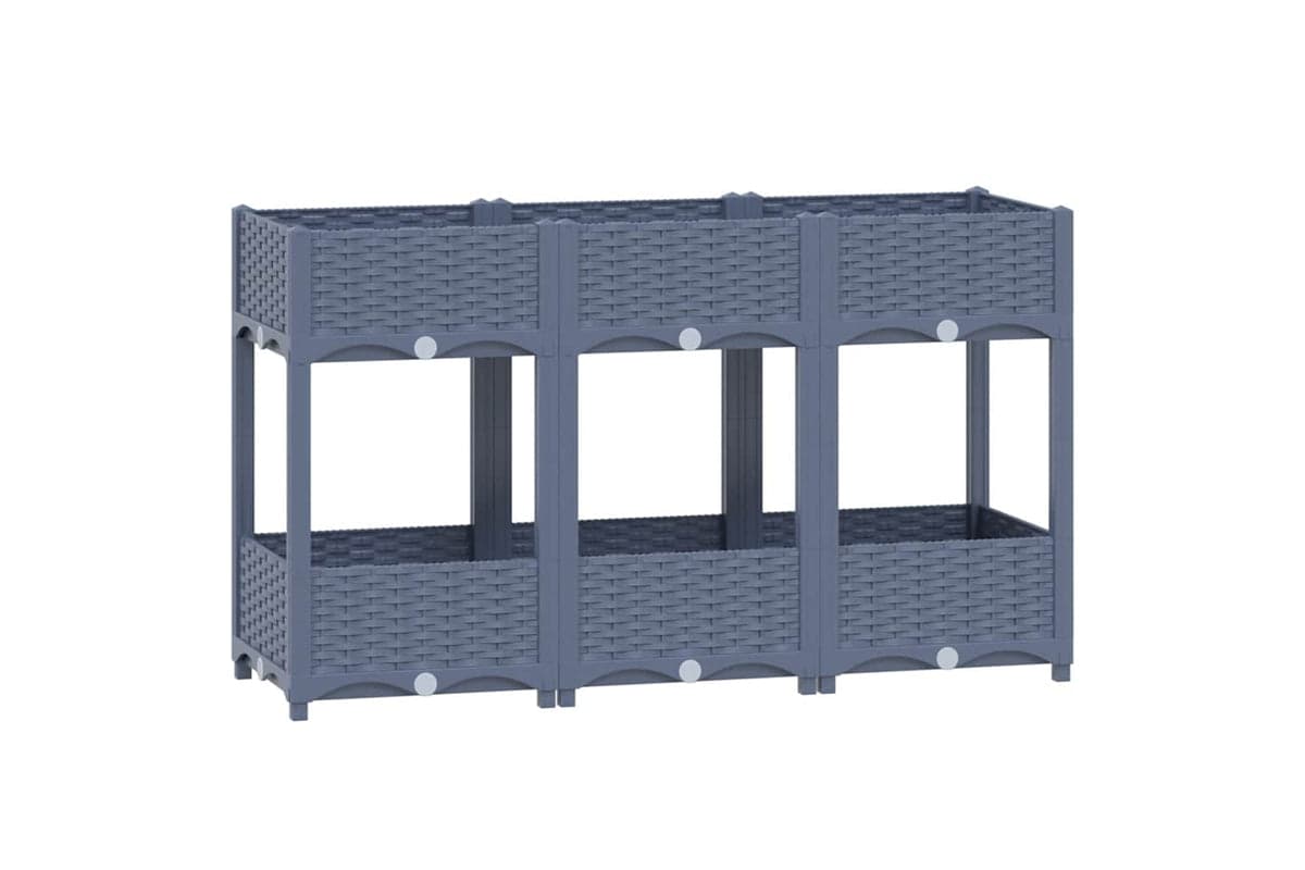 vidaXL 310407 Raised Bed 120x40x71cm Polypropylene