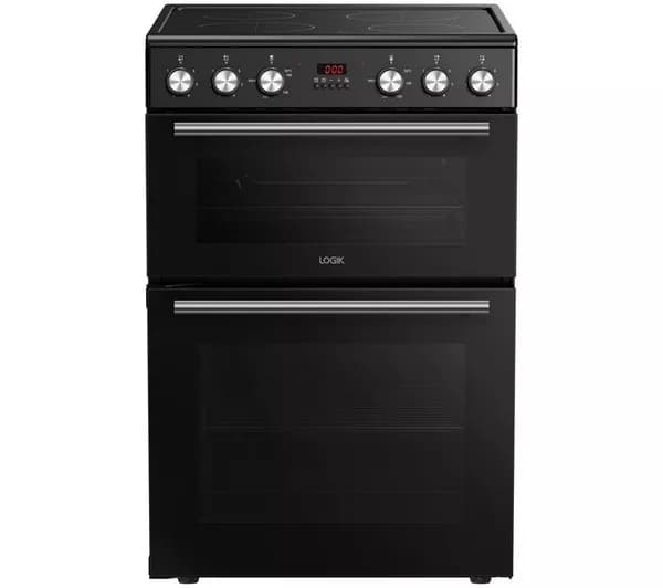 LOGIK LDOC60B26 60 cm Electric Ceramic Cooker - Black