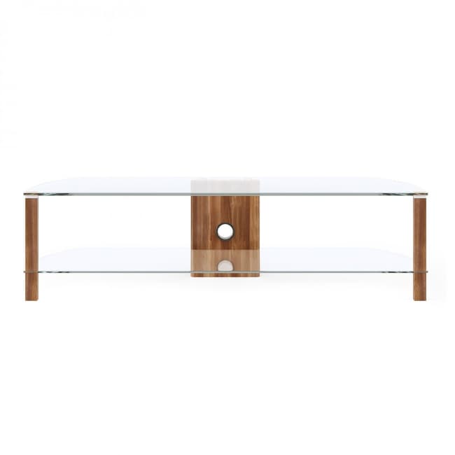 Alphason Century Glass TV Stand - Walnut | ADCE1500-WAL