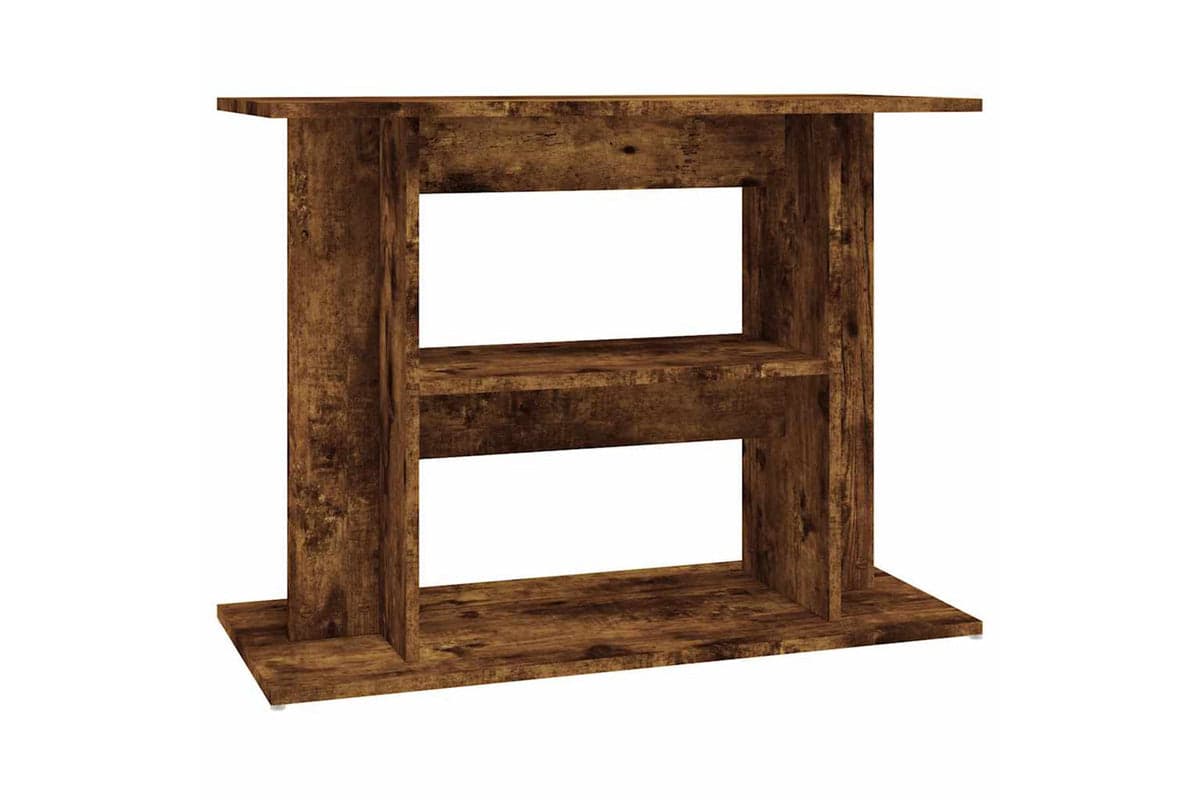 vidaXL 833580 Aquarium Stand Smoked Oak 80x35x60cm Engineered Wood